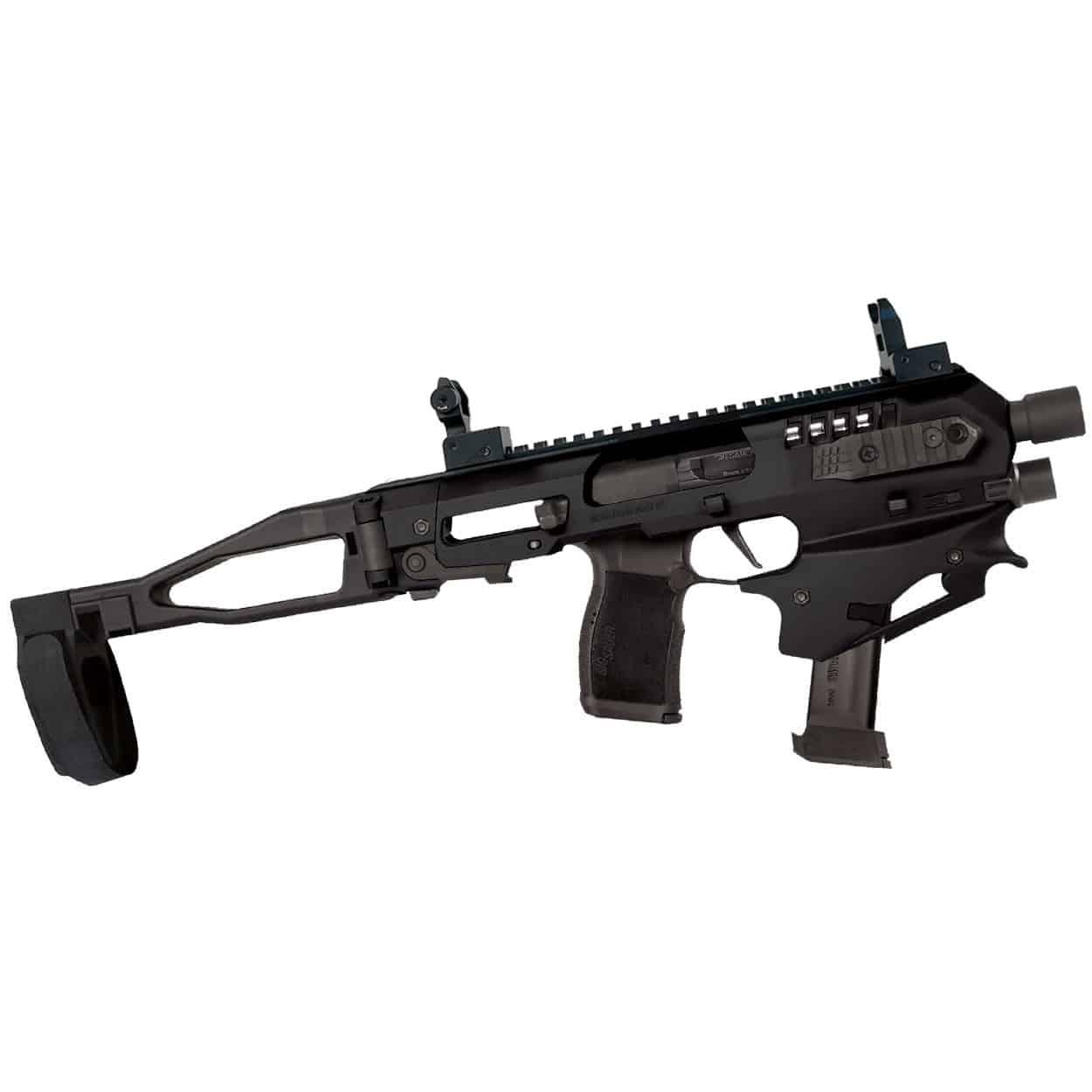 CAA Pistol to Carbine Micro Conversion Kit for Sig Sauer P365 P365X P365XL Black - CAA
