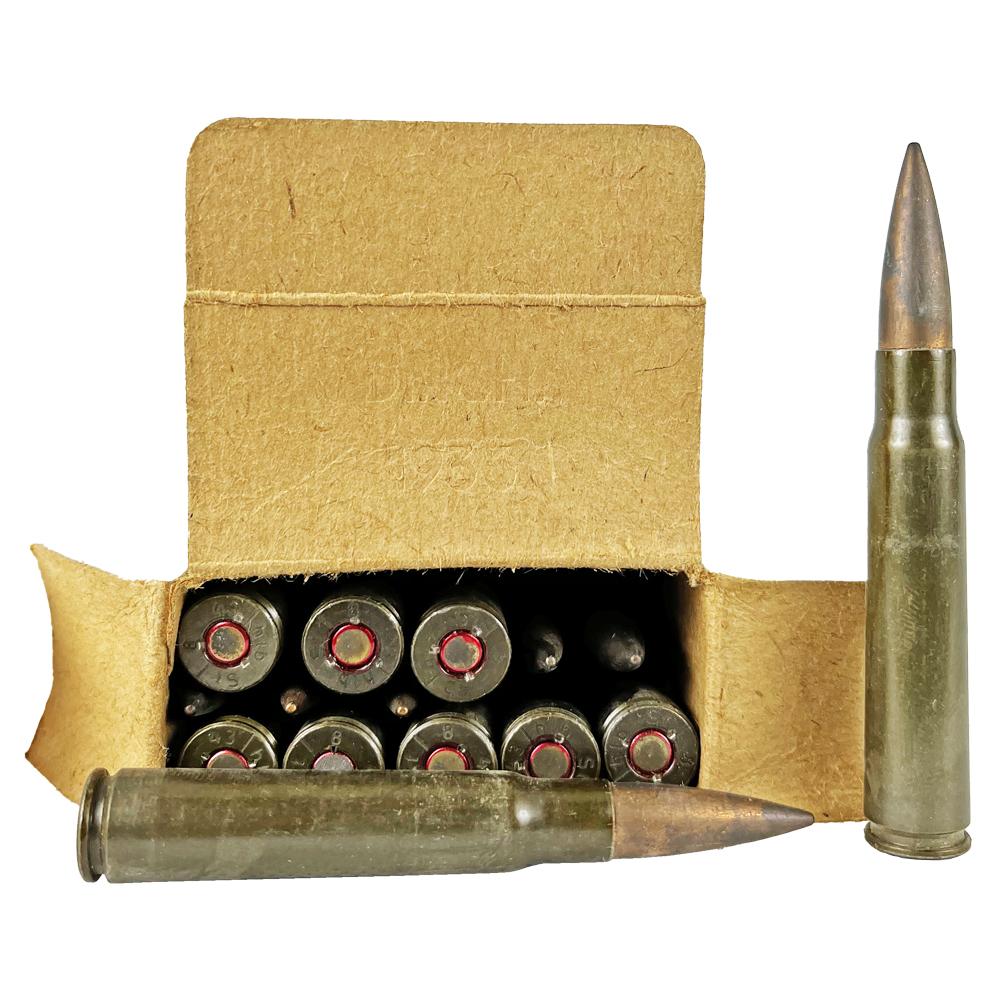 Century Arms German MIXED Surplus Steel/Lead Core Rifle Ammunition 8mm Mauser FMJ 900/ct Case - Corrosive - Century Arms