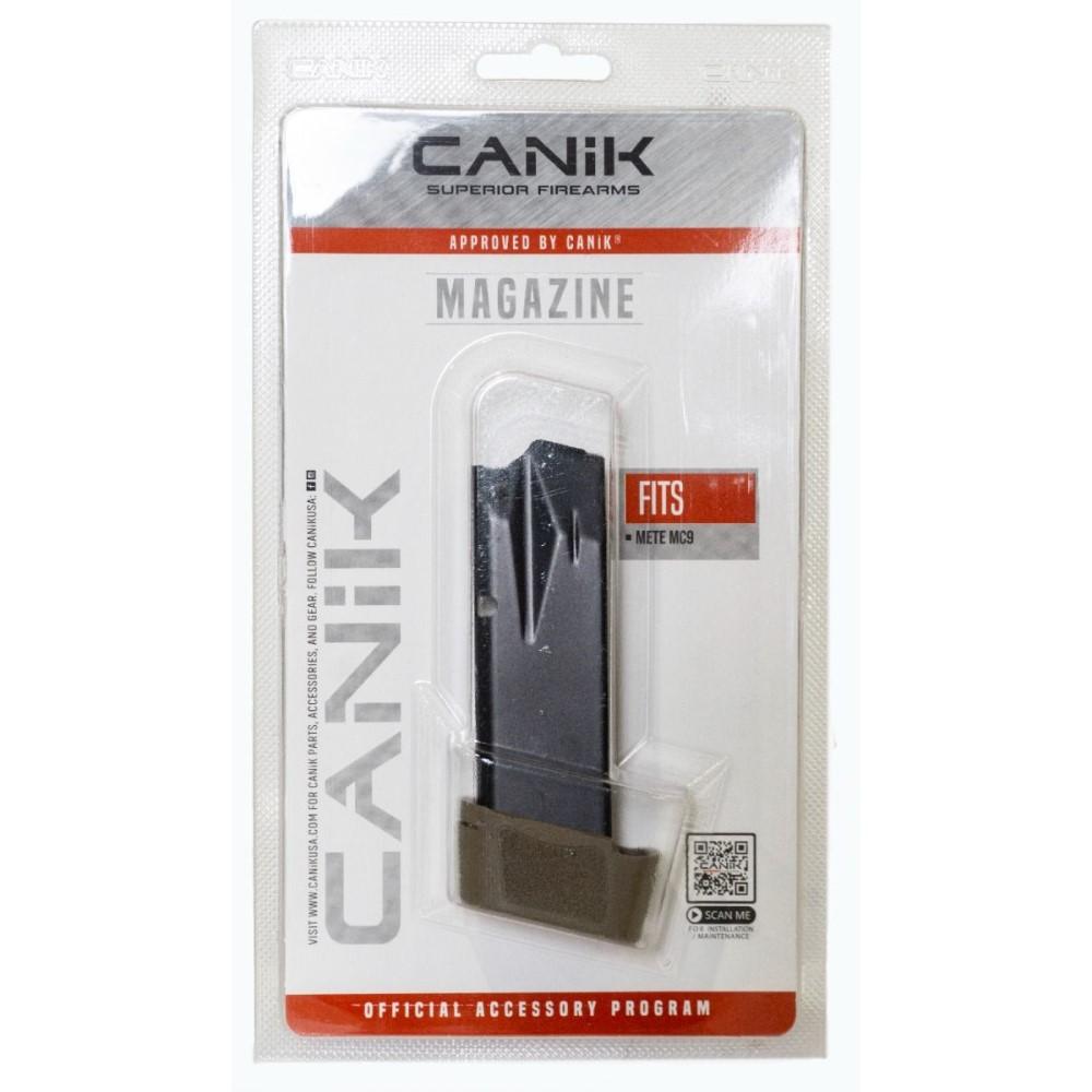 Canik Mete MC9 Handgun Magazine with Full Grip Extension FDE 9mm Luger 15/rd - Canik