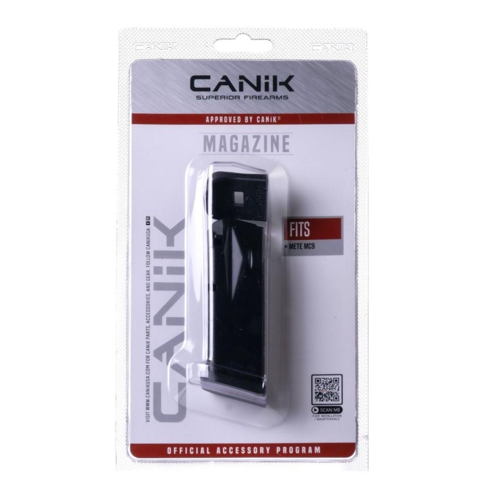 Canik Mete MC9 Handgun Magazine with Grip Extension Black 9mm Luger 12/rd - Canik