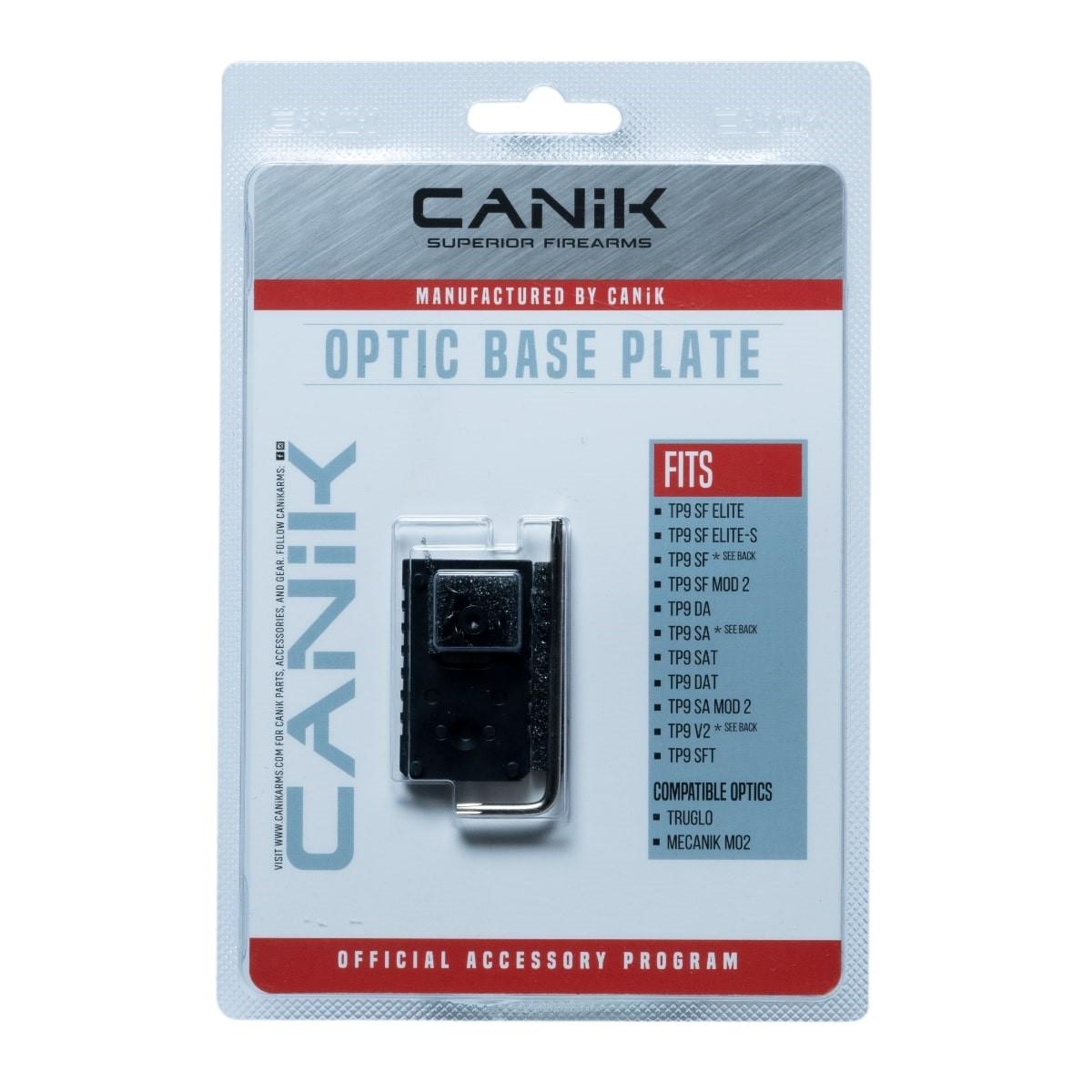 Canik Optic Base Plate (B) for Non Optic Ready Pistols Black - Canik