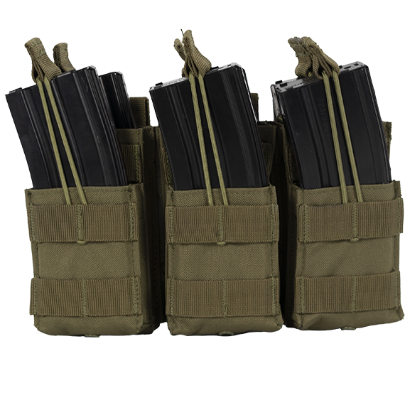 MKS Full Forge Gear Triple Magazine Pouch Green - Full Forge Gear