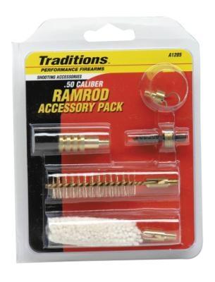 Traditions Ramrod Accessories Pack for Muzzleloader .50 cal (5 popular tips) 10/32 threads - Traditions