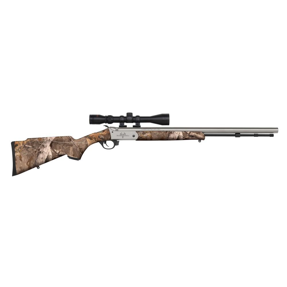 Traditions Buckstalker XT Muzzleloader Rifle .50 Cal 24" BBL Next Camo Wyld 3-9x40 Scope - Traditions