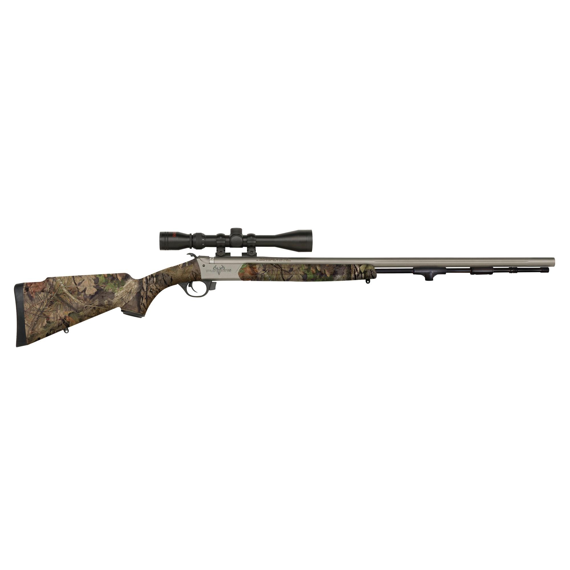 Traditions Pursuit Muzzleloader .50 cal 26" Barrel VAPR 1:24 Twist XT Mossy Oak with 3-9x40 Duplex Scope - Traditions