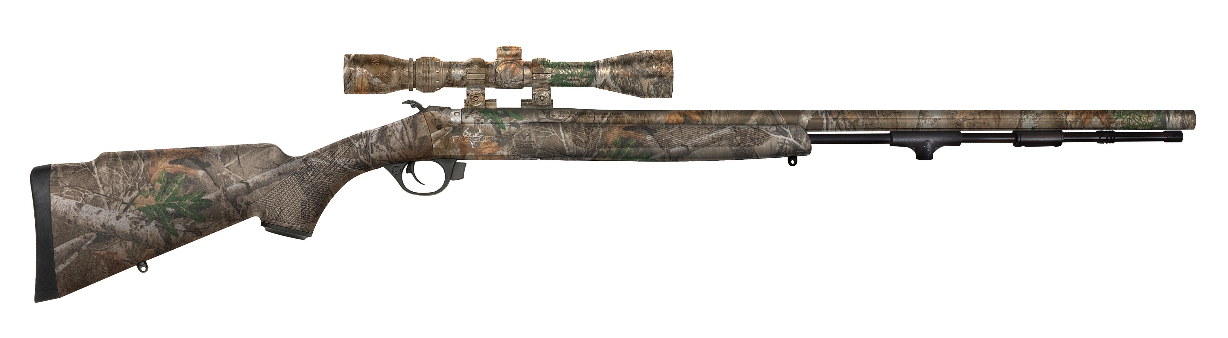 Traditions Pursuit VAPR XT .50 Cal Muzzleloader - Synthetic Full Realtree Edge 3-9x40 Range-Finding Scope - Traditions