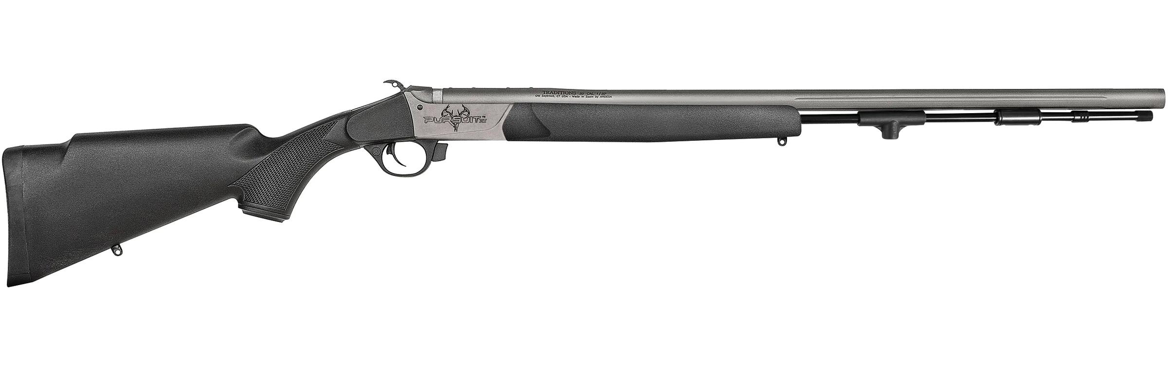 Traditions Pursuit XT Muzzleloader 26" Barrel Premium Cerakote Black .45 cal - Traditions