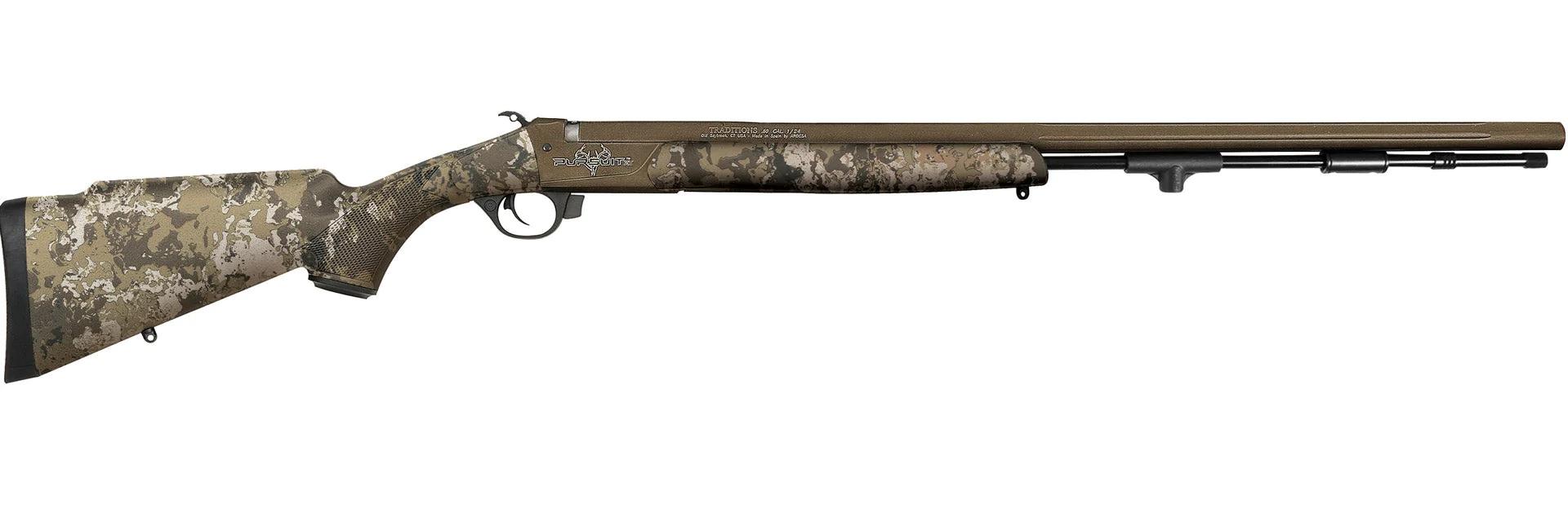 Traditions Pursuit VAPR XT Muzzleloader Veil Wideland Burnt Bronze Barrel No Sight .50 cal - Traditions