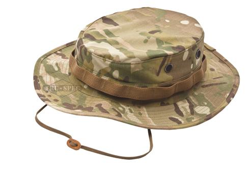 Tru-Spec Military Boonie Hat - 50/50 Nylon/Cotton Rip-Stop MultiCam 7-1/4 Medium - Tru-Spec