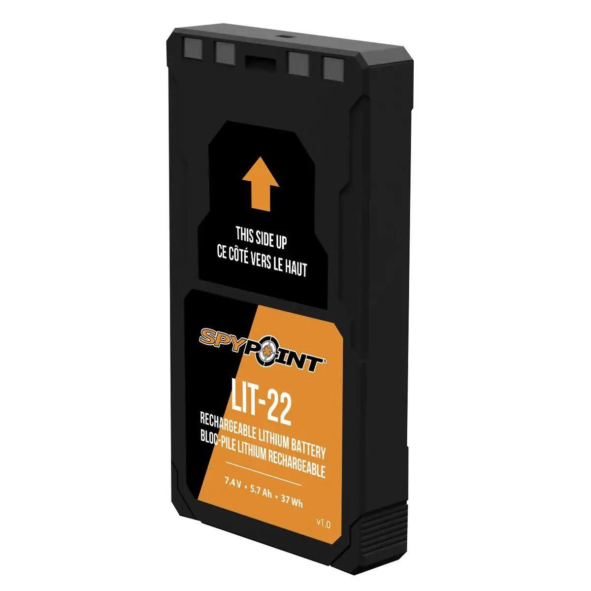 Spypoint LIT-22 Rechargeable Battery for Spypoint FLEX Trail Cameras - Twin Pack - Spypoint