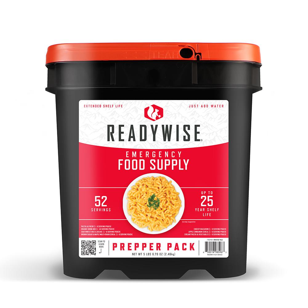 Readywise Entree Only Grab and Go Food Kit 60 Servings - ReadyWise