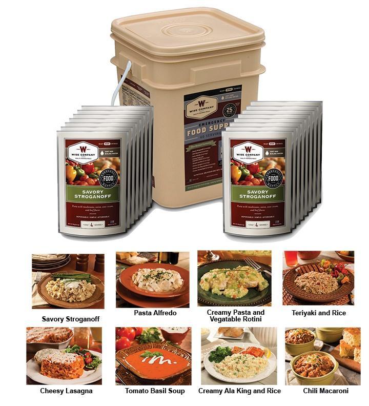 Wise Company 60-Serving Emergency Grab and Go Food Kit - Wise Company