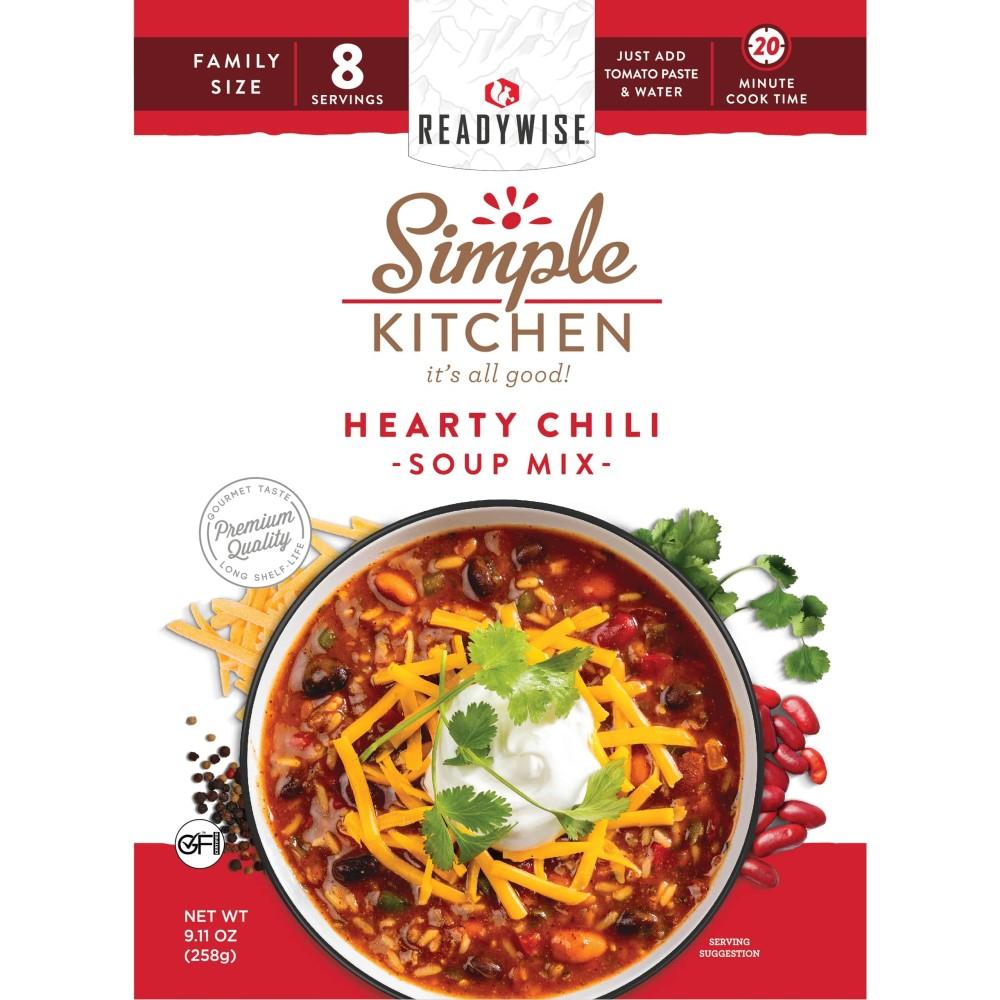 Readywise Simple Kitchen Hearty Chili Single Pouch - ReadyWise