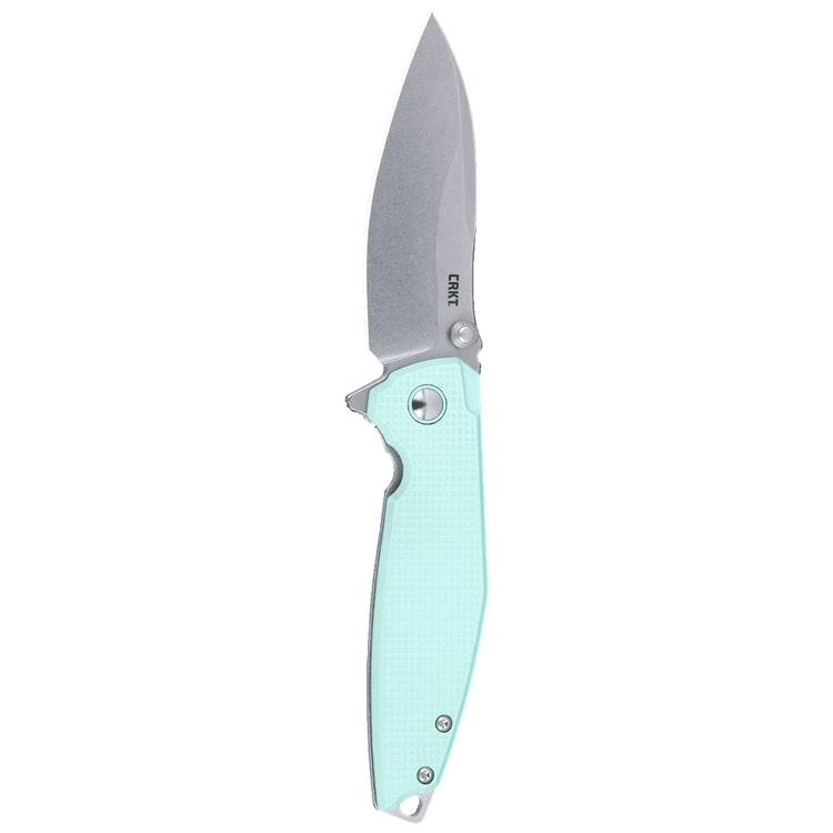 CKRT Ibis Folding Knife 3-1/10" Drop Point Blade Blue - CRKT