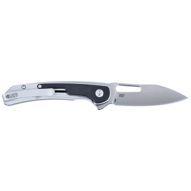 CRKT Padawan Folding Knife 3" Drop Point Blade Black and Silver - CRKT