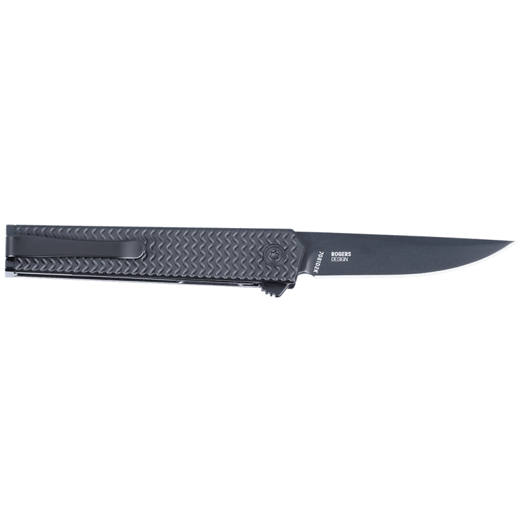 CRKT CEO Microflipper Folding Knife 2-3/10" Drop Point Blade Black - CRKT