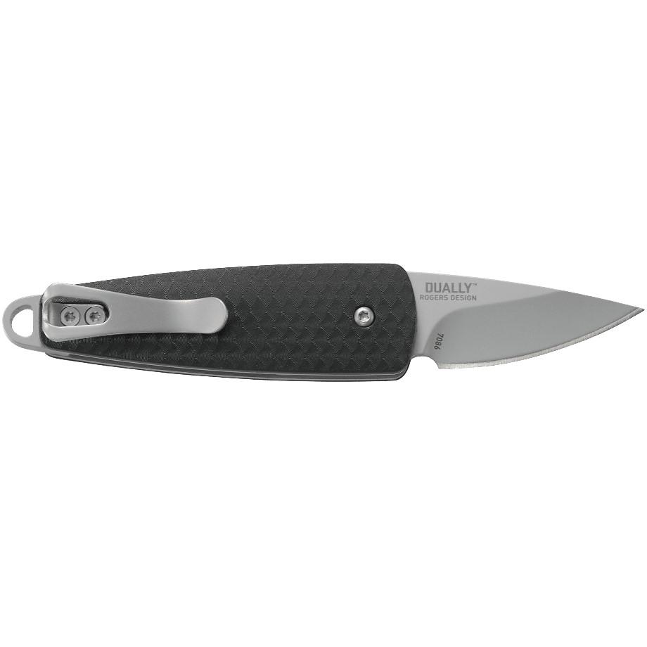 CRKT Dually Folding Knife 1 7/10" Blade Black - CRKT