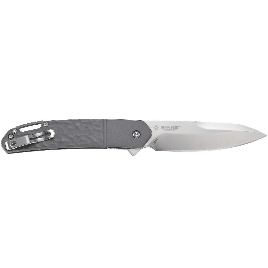 CRKT Bona Fide Silver Folding Knife 3 3/5" Blade Grey - CRKT