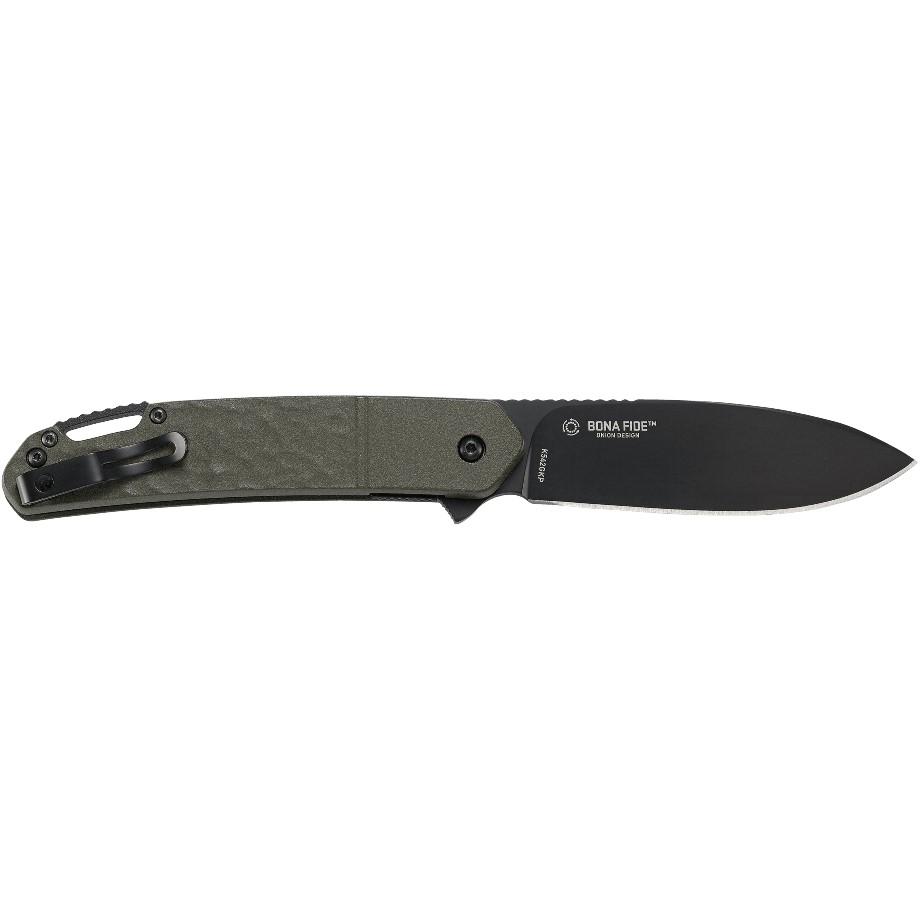 CRKT Bona Fide OD Green Folding Knife 3 1/2" Blade - CRKT