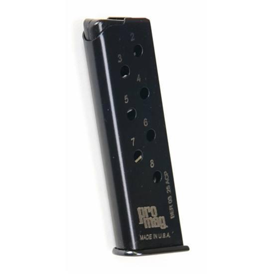 ProMag Beretta 950 BS Magazine .25 ACP Blued Steel 8/rd - ProMag