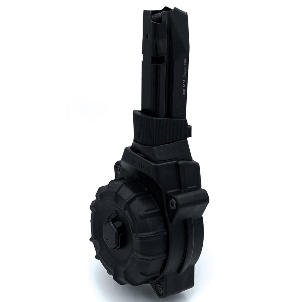 Promag Shadow Systems CR920 Handgun Magazine Drum Black 9mm Luger 30/rd - ProMag