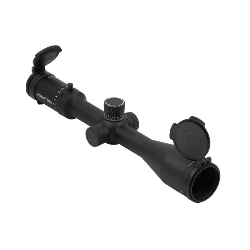 ZeroTech Trace Advanced Rifle Scope 424x50 30mm FFP Tremor3 MIL MRAD NonIllum Black