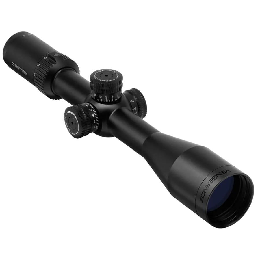 ZeroTech Optics Vengeance Rifle Scope 4-20x50mm FFP 30mm Tube PHR II Non-Illum Black - ZeroTech Optics