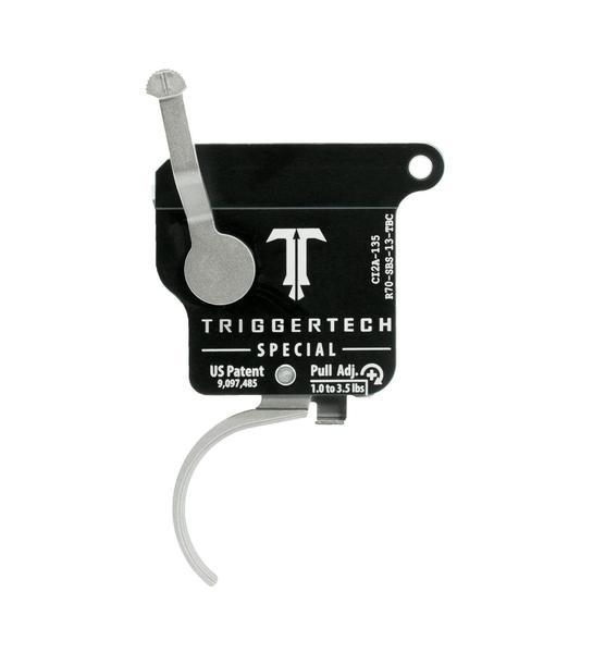 TRIGGERTECH REM 700 SPECIAL PRO TRIGGER SINGLE STAGE BLK/BLK - TriggerTech