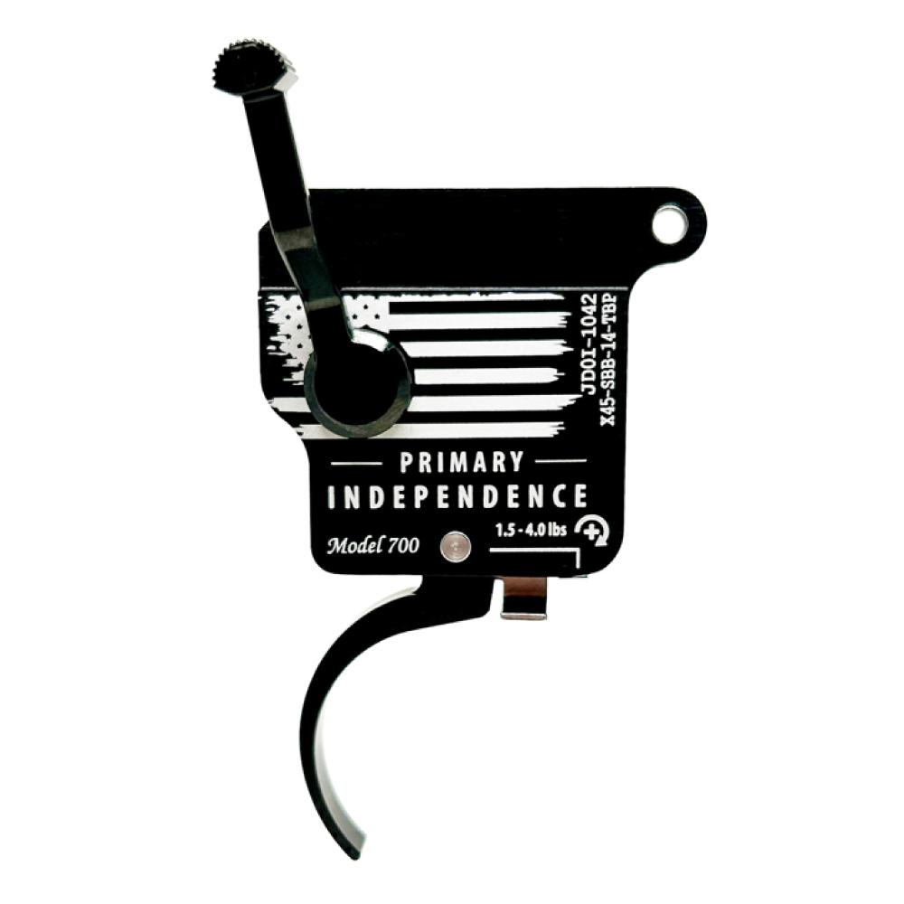 TriggerTech Rem700 Primary Independence Day Trigger Curved 1.5 - 4.0 lbs Black - TriggerTech