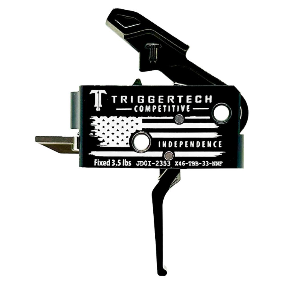 TriggerTech AR15 Competitive Independence Day Trigger Flat 3.5 lbs Black - TriggerTech