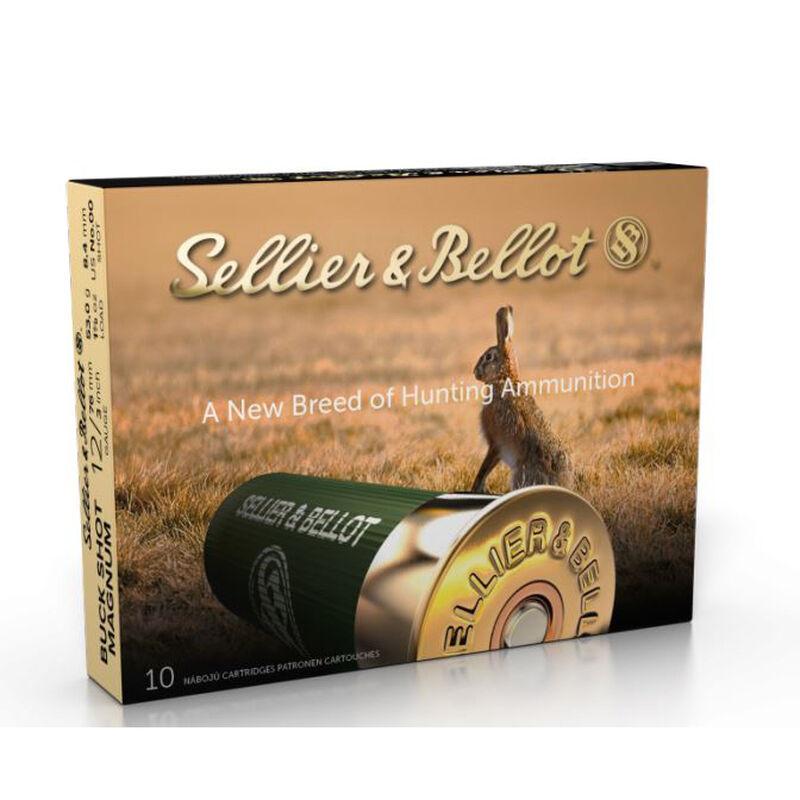 Sellier & Bellot Shotgun Ammunition 12 ga 3" 1-7/8 oz 1214 fps #00 10/ct - Sellier & Bellot