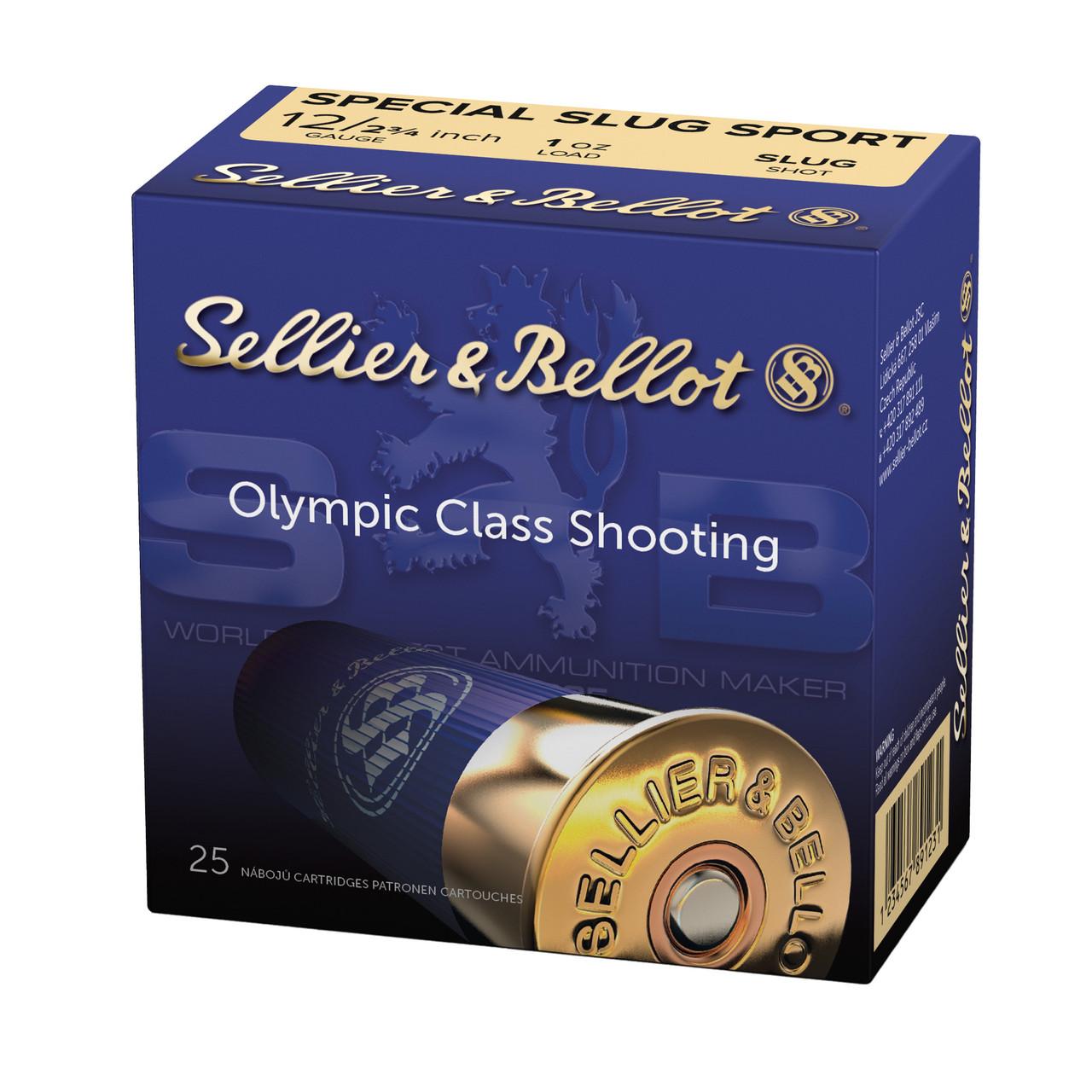 Sellier & Bellot Shotgun Ammunition 12 ga 2 3/4" 1 oz Sepcial Slug Sport 25/ct - Sellier & Bellot