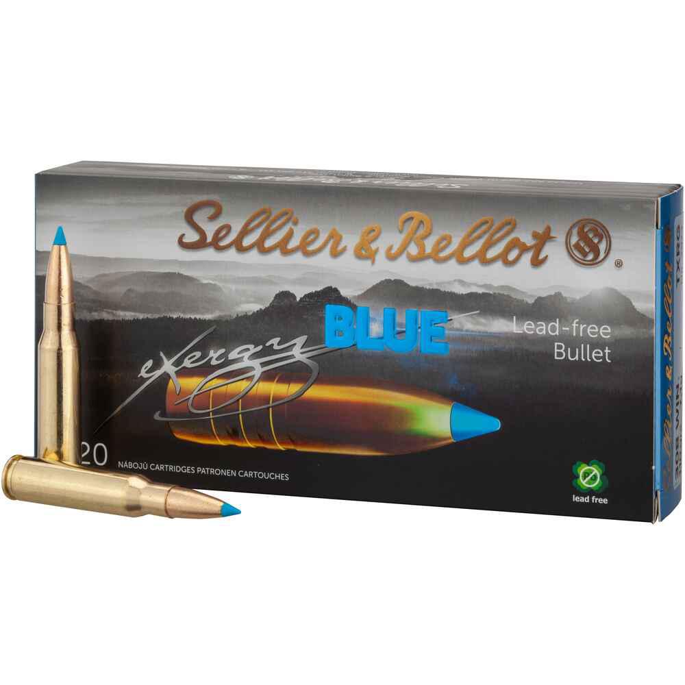 Sellier & Bellot eXergy Blue Rifle Ammunition .300 Win Mag 180gr 2753 fps 20/ct - Sellier & Bellot