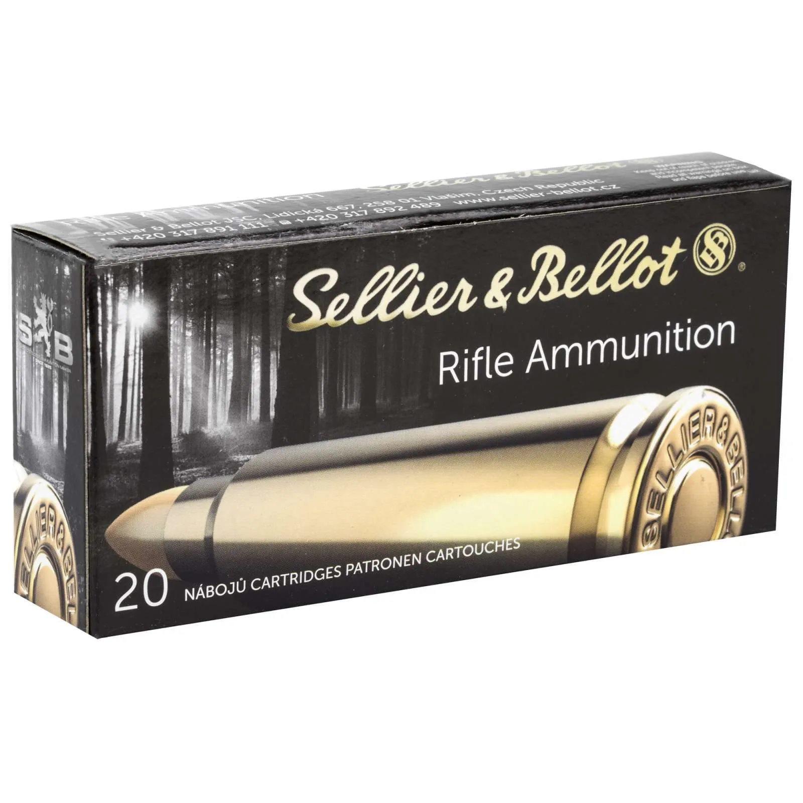 Sellier & Bellot Rifle Ammunition .303 British 180 gr SP 2382 fps - 20/box - Sellier & Bellot