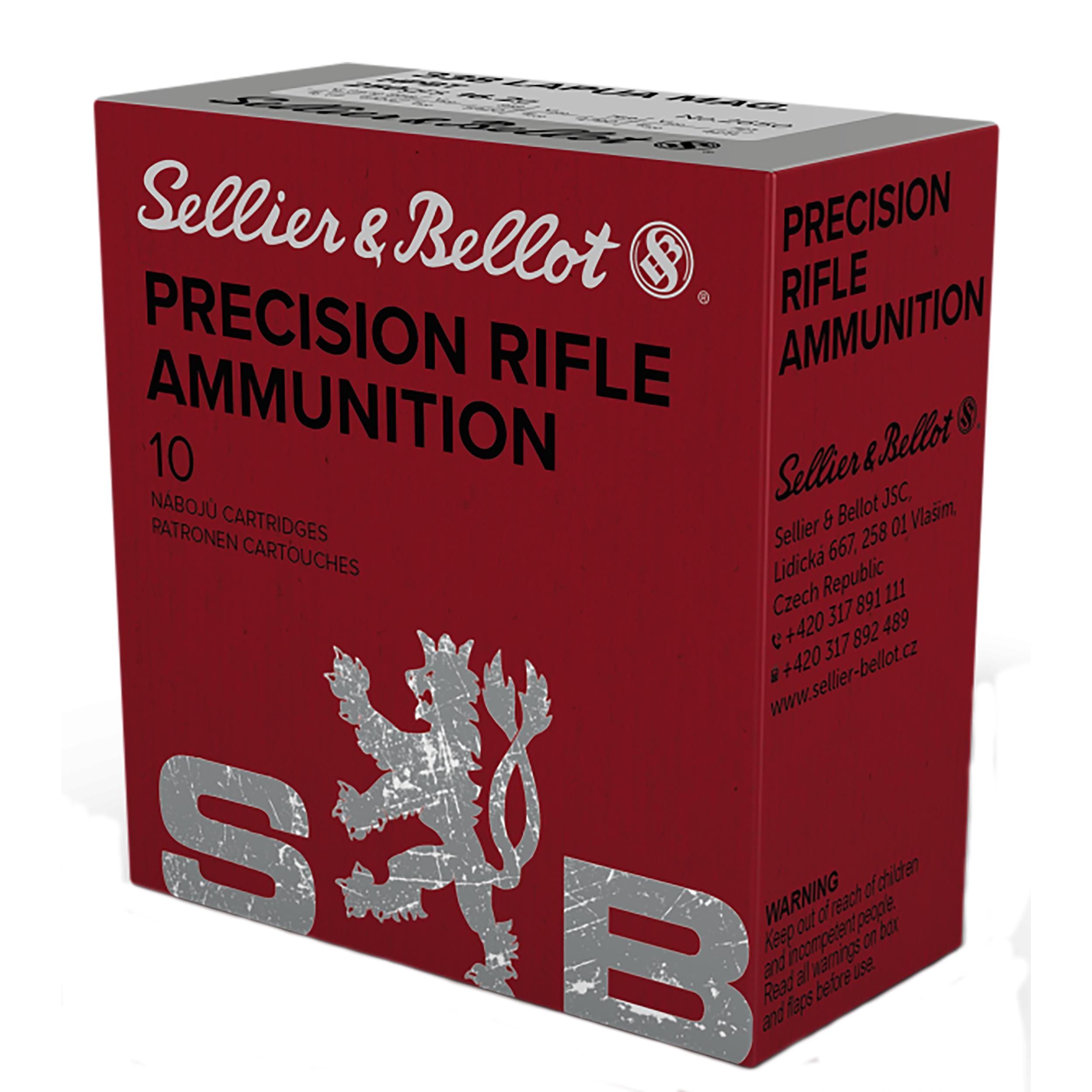 Sellier & Bellot Rifle Ammuntion .338 Lapua Mag 250gr HPBT 2848 fps 10/ct - Sellier & Bellot