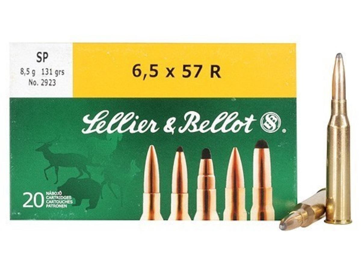 AMMO 6.5 X 57 R-SP 131 GR 20/BOX - Sellier & Bellot