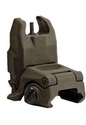 Magpul  MBUS Back Up Sight  Generation II  Fits Picatinny  OD Green   Front  Flip Up MAG247-OD - Magpul Accessories