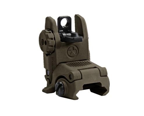 Magpul  MBUS Back Up Sight  Generation II  Fits Picatinny  OD Green   Rear  Flip Up MAG248-OD - Magpul Accessories