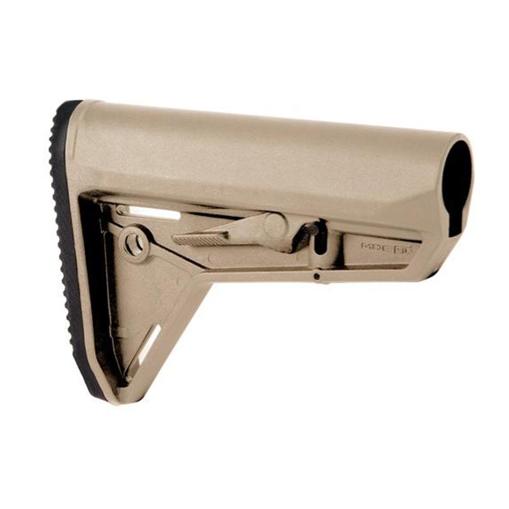 Magpul MOE Slim Line Carbine Stock Fits AR-15 Mil-Spec Flat Dark Earth Finish - Magpul Accessories