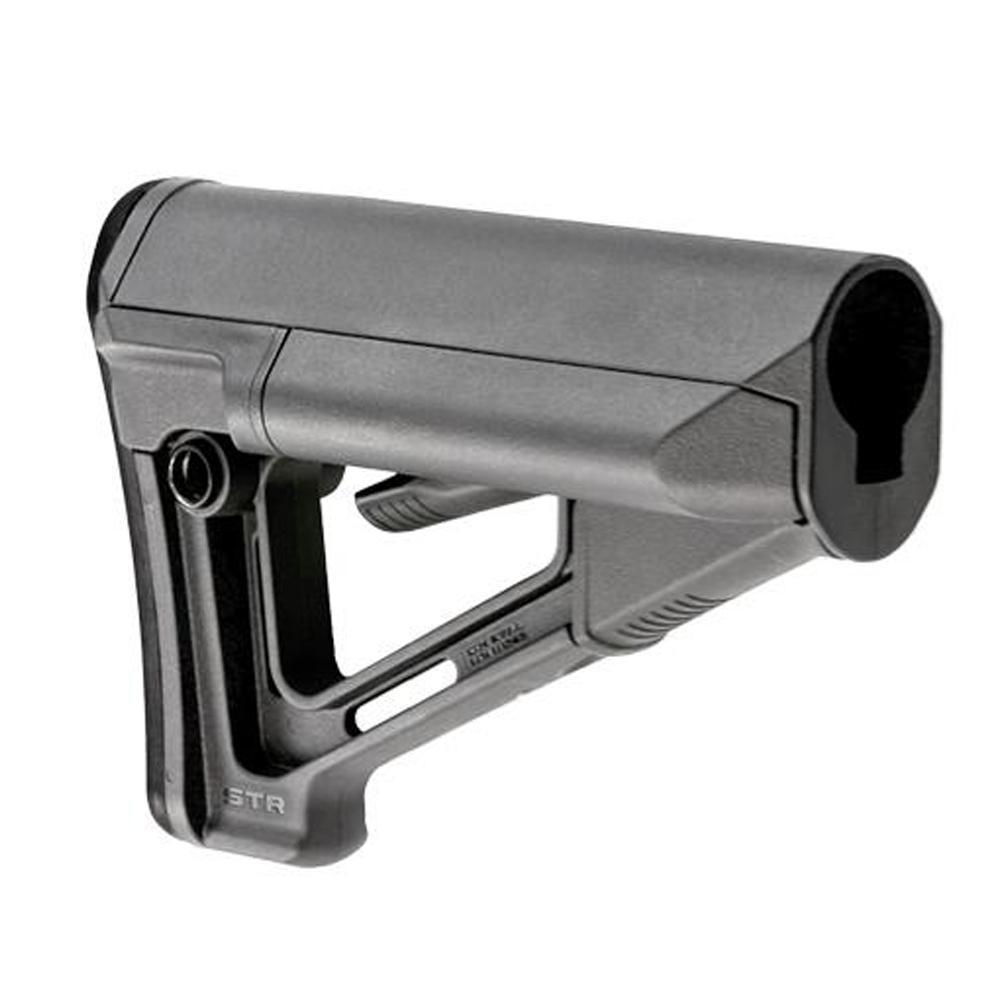 Magpul STR Stock Fits AR-15 Mil-Spec Gray Finish - Magpul Accessories