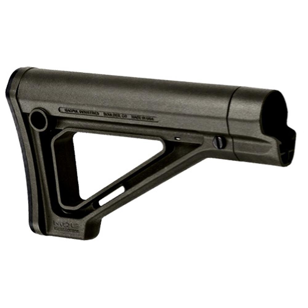 Magpul MOE Fixed Carbine Stock Fits AR Rifles Mil-Spec OD Green - Magpul Accessories