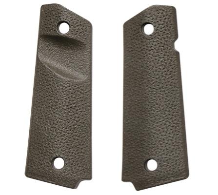 Magpul  MOE 1911 Grip Panels  For 1911  TSP Texture  Magazine Release Cut-out  OD Green MAG544-ODG - Magpul Accessories